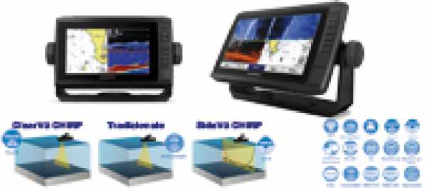 ECOSCANDAGLIO/GPS ECOMAP UHD 72SV GARMIN TRASDUTTORE GT56 UHD-TM