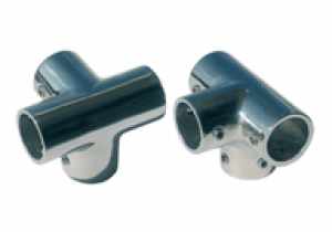 TREM SRL RACCORDO A TRE ASSI PASSANTE PRESSOFUSO INOX MM.25