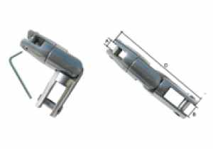 TREM SRL GIUNTO DOPPIO GIREVOLE IN ACCIAIO INOX CATENA MM.6/8