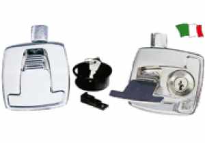 TREM SRL ALZAPAGLIOLO INCASSO CHIUSURA A MOLLA MM.60 X 40 INOX 316
