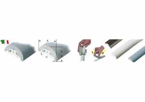 TESSILMARE CANALINA PER PROFILO RADIAL 40