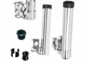 TREM SRL PORTACANNE IN ACCIAIO INOX ATTACCO A TUBOLARE