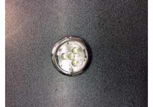 DSG LINE PLAFONIERA 3 LED SOVRAPPOSTA INOX MM.70