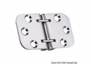 DSG LINE CERNIERA A RIBALTA INOX MM.30X80