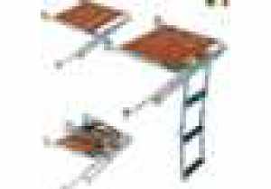TREM SRL PLANCETTA IN TEAK MODELLO MAXI CON SCALETTA