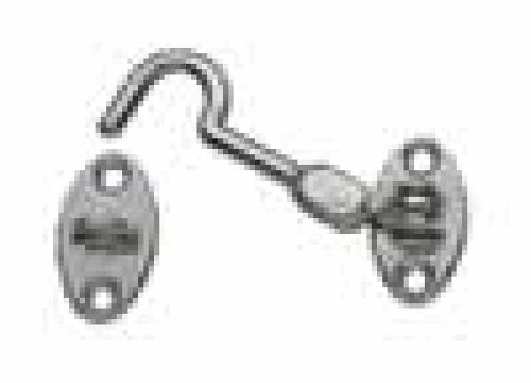 GANCIO FERMAPORTA IN OTTONE CROMATO MM.100