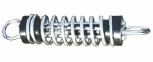 MOLLA ORMEGGIO EXTRA INOX MM.11 ANTICIGOLIO FINO A 15 METRI