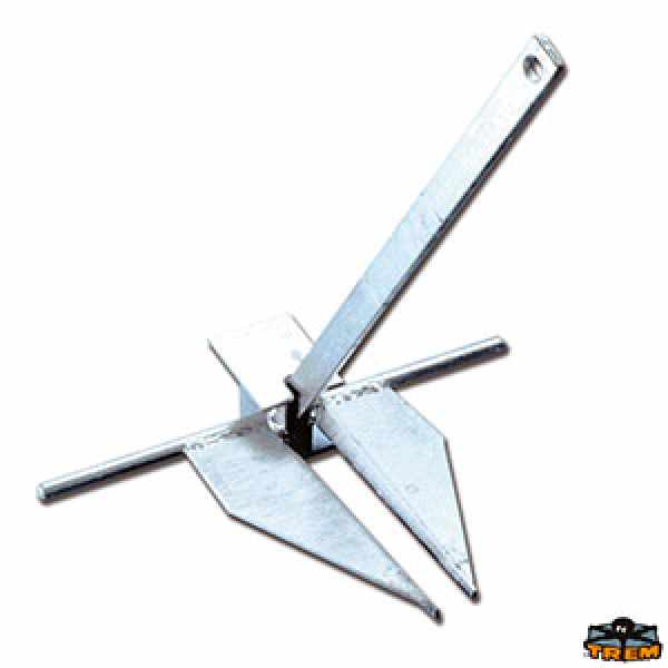 ANCORA TIPO DANFORTH ACCIAIO INOX DA KG.5.5