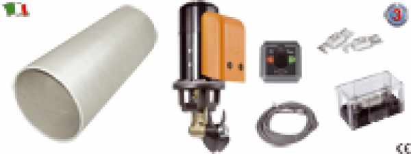 KIT ELICA DI PRUA SINGOLA BTQ 125-30 12V QUICK