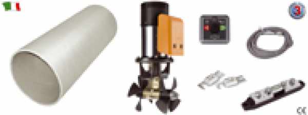 KIT ELICA DI PRUA DOPPIA BTQ 250-120 24V QUICK