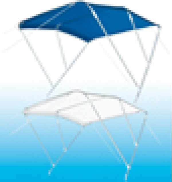 TENDALINO CM.150 3 ARCHI H.140 BLU SOMBRERO