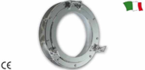OBLO TONDO MM.153 OTTONE CROMATO