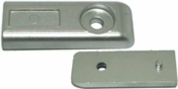 ANODO MERCURY PIASTRINA ALLUMINIO