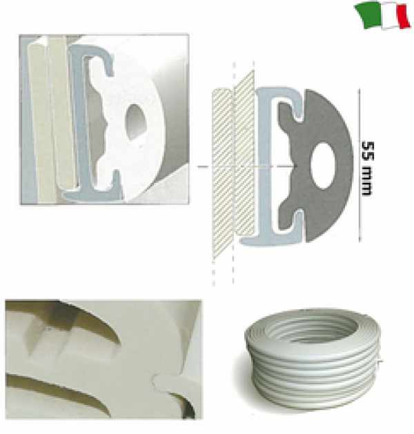 BOTTAZZO PROFILO TR-55 BIANCO