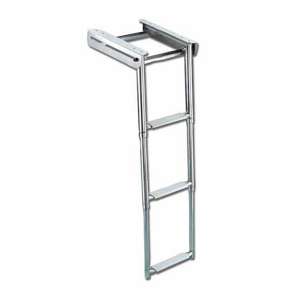 SCALETTA PER PLANCETTE POPPA 4 GRADINI TELESCOPICA MOD.WIDE