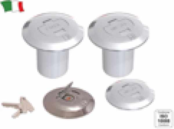 TAPPO IMBARCO DIESEL CON SERRATURA OTTONE CROMATO