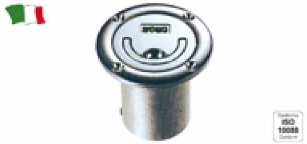 TAPPO IMBARCO ACQUA LEVA INCASSO OTTONE CROMATO