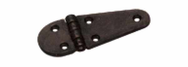 CERNIERA SEMIOVALE GR.MM.40 X 135 NYLON SPESSORE MM.4,2