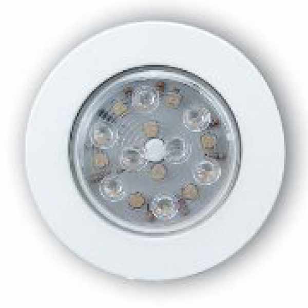 PLAFONIERA 16 LED INCASSO NYLON BIANCA