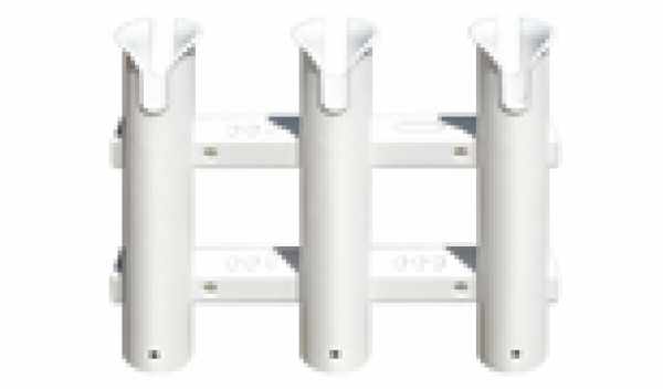 PORTACANNE MULTIPLO A PARETE 3 POSTI BIANCO ABS