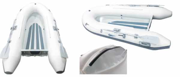 BATTELLO GIBSY SERIE ALU CM.270 CARENA IN LEGA D'ALLUMINIO E MAGNESIO