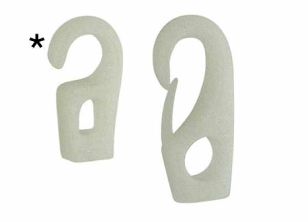 GANCIO IN NYLON BIANCO MM.10