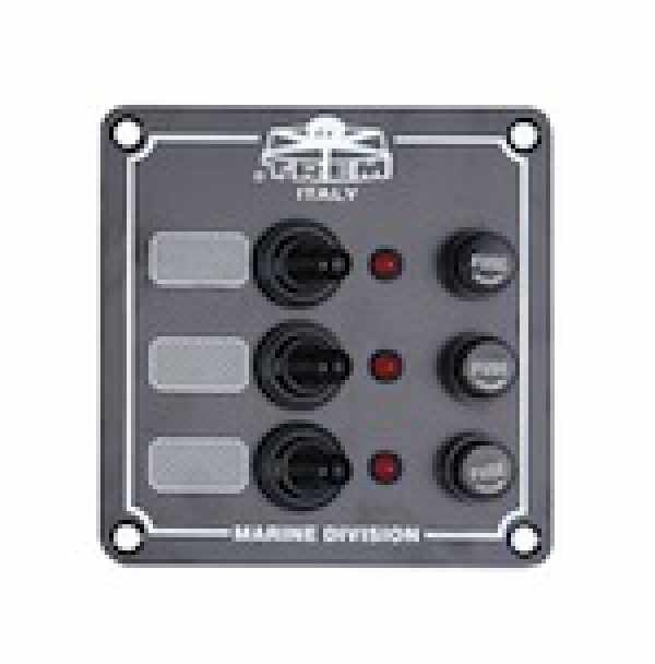 PANNELLO MOD.MARINE 3 INTERRUTTORI