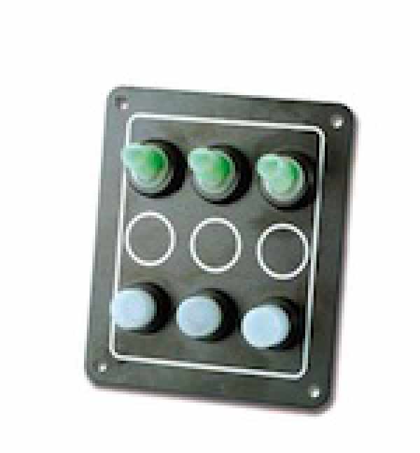 PANNELLO MOD.A 3 INTERRUTTORI