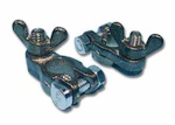 COPPIA MORSETTI BATTERIA EXTRA NAUTICO IN OTTONE