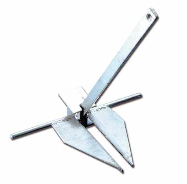 ANCORA TIPO DANFORTH ZINCATA DA KG.15