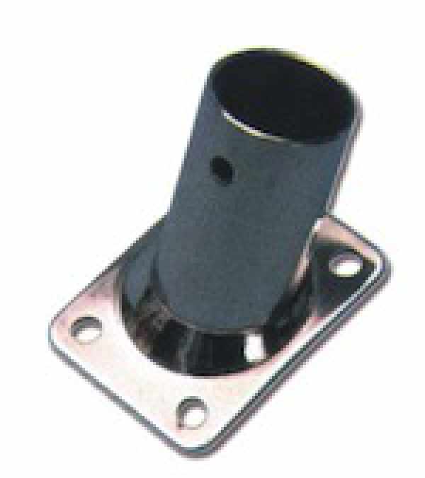 BASE RETTANGOLARE 60 STAMPATA INOX MM.22