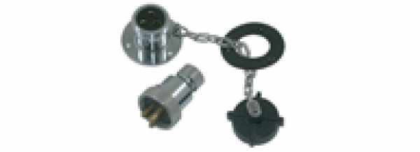 SPINA/PRESA 2POLI PICCOLA STAGNA OTTONE CROMATO