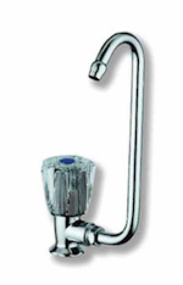 RUBINETTO SINGOLO ABBATTIBILE OTTONE CROMATO